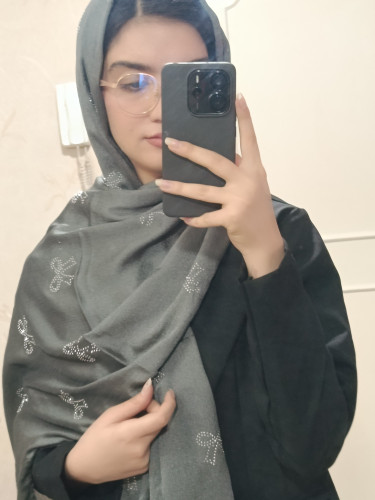 شال جنس کریستال نگین پاپیونی ۱۰ رنگ