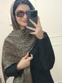 شال جنس پلیسه خیس پلنگی در ۴ رنگ