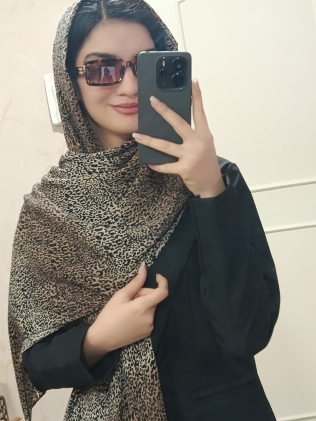شال جنس پلیسه خیس پلنگی در ۴ رنگ