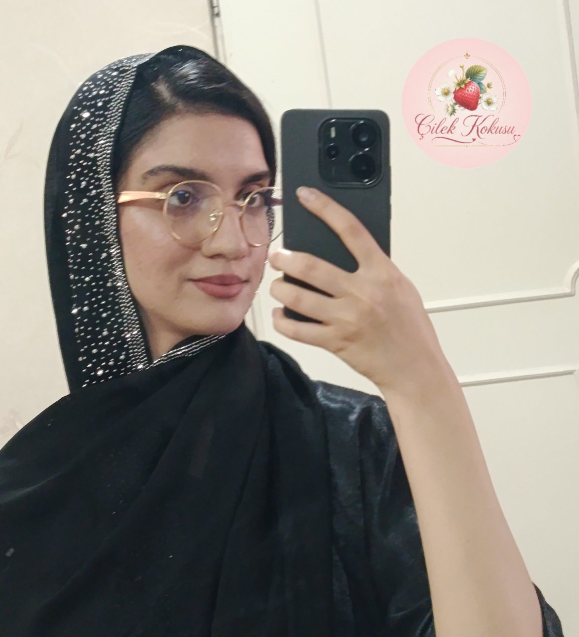 شال حریر دور نگین تک رنگ