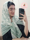روسری حریر Diyor دست دوز در ۶ رنگ