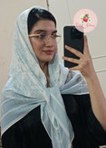 روسری حریر Diyor دست دوز در ۶ رنگ
