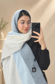 بیگ اسکارف پشمی آبرنگی در ۴ رنگ