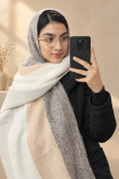 بیگ اسکارف پشمی آبرنگی در ۴ رنگ